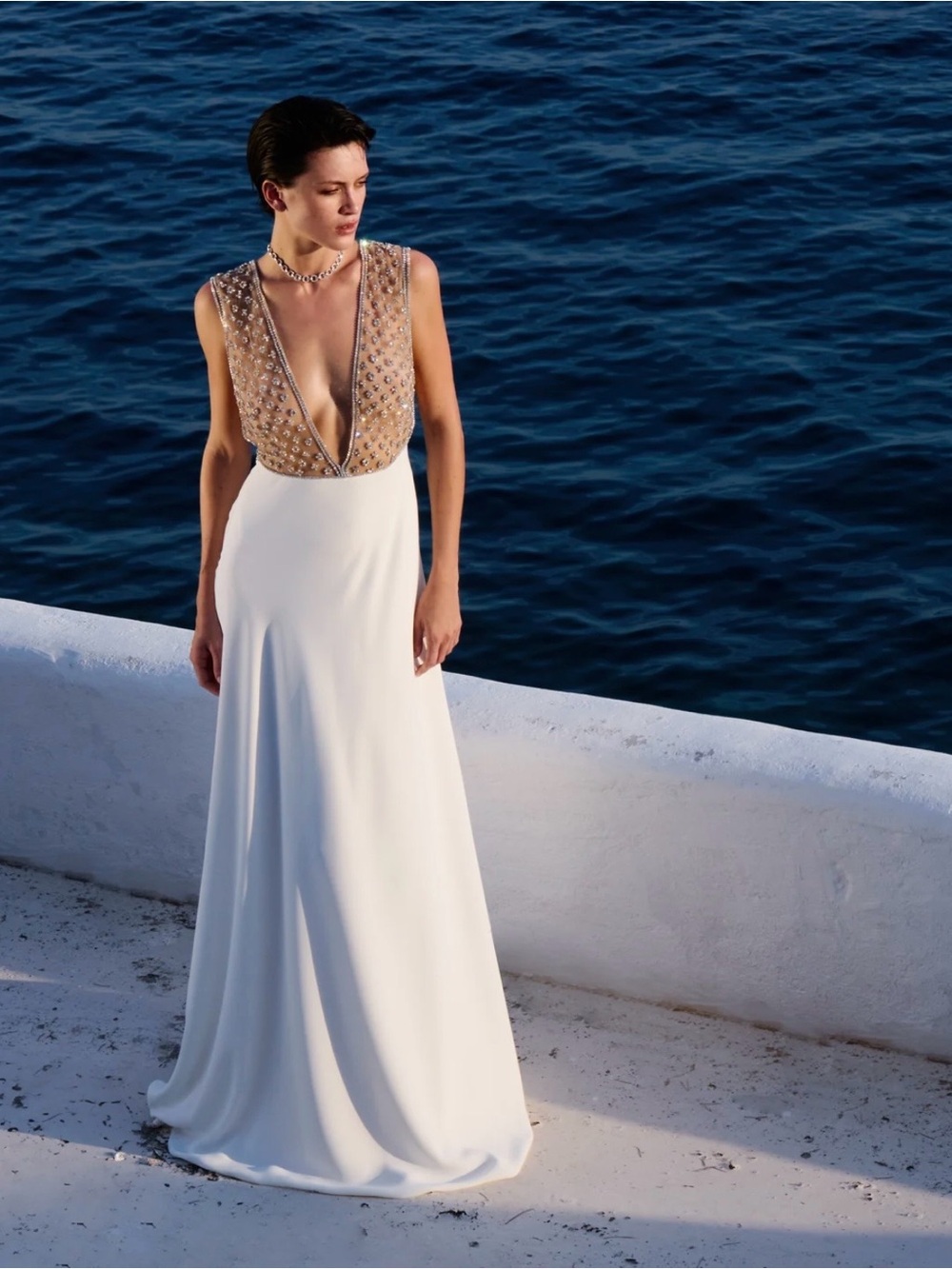 Costarellos Brianna Crystal Wedding Dress